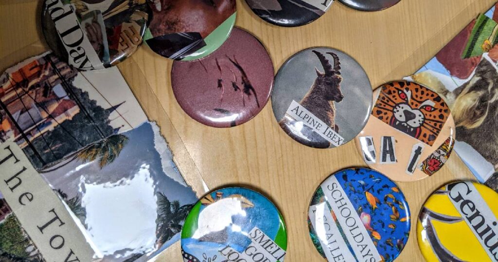 Collage badges