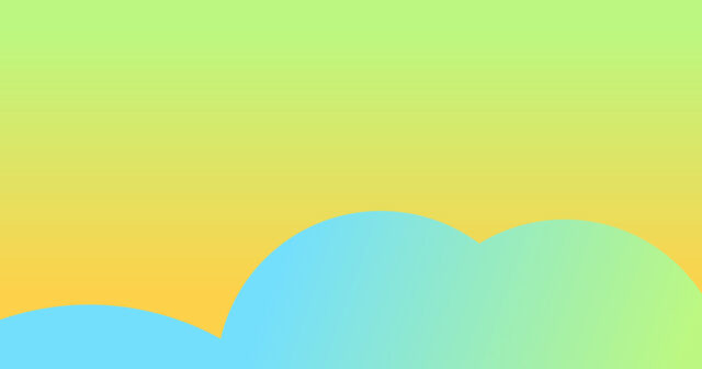 Light green colour gradient with abstract shape post header